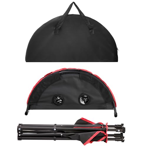 SOUJOY-Portable-Camping-Table-Folding-Picnic-Table-Canvas-Waterproof-Travel-Beach-Tables-with-4-Cup-Holder-for-Outdoor-Barbecue-Fishing-Campfires-and-Tailgating