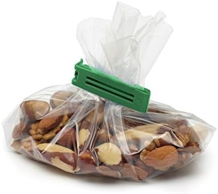 Kitchen Craft Food Bag Clips for Food Storage, Plastic, Assorted Sizes, 14 cm (5.5") and 24 cm (9.5"), Set of 20