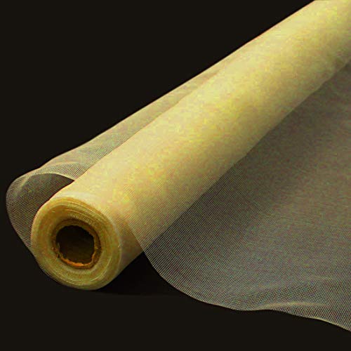 Image of UR LITTLE SHOP Mosquito Net for Windows Fiberglass Mesh Full Bundle /Full Roll 4 /100 Feet (120 /3000 Cm) 48 /1200 Inches with 1 Year Guarantee (Ivory Color)