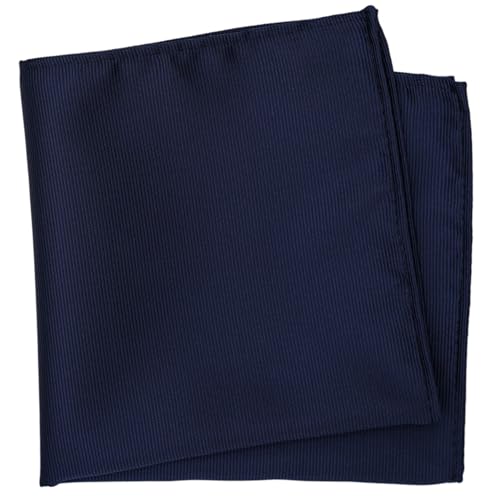 Image of Solid Pocket Square for Men's Suits and Blazers