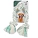 Booda Fresh-N-Floss 3 Knot Tug Rope Dog Toy, Large, Spearmint