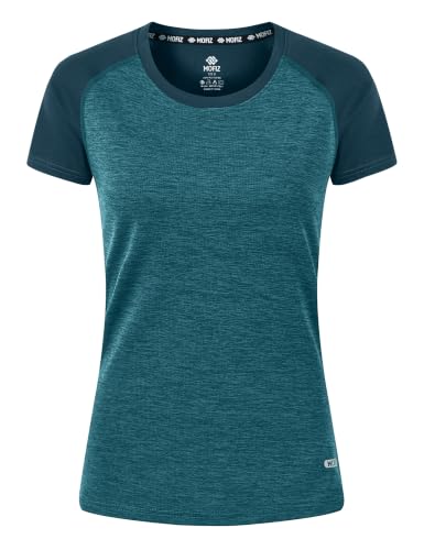 Image of MoFiz Women's Short Sleeve UPF 50+ Sun Protection Sports T-Shirt Quick Dry Running Workout Athletic Tee Top