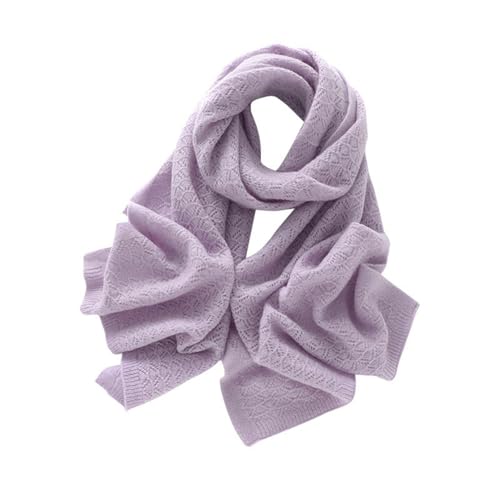 Écharpe longue en cachemire violet, une douceur enveloppante pour réchauffer l'hiver