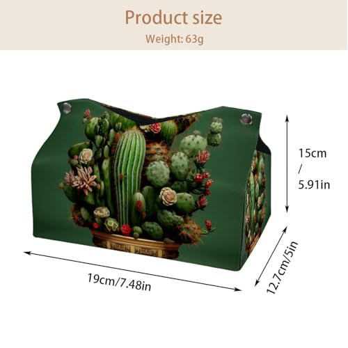 Boîtes à mouchoirs étanches cactus pour protéger le papier de l'eau - 5