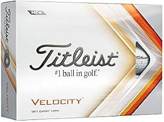 TITLEIST Velocity Golf Balls, Unisex Adult