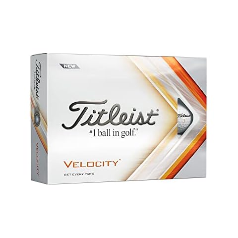 TITLEIST Velocity Golf Balls, Adults Unisex, White, One Size Cover