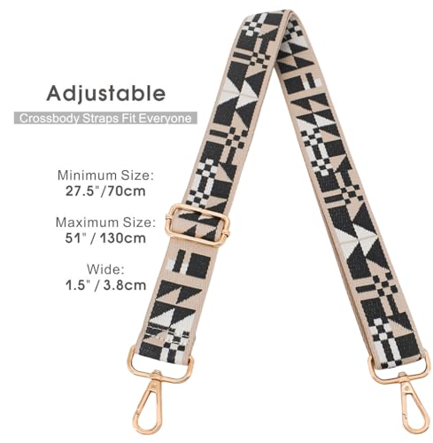 Image of Replacement Purse Strap Shoulder Strap Adjustable Crossbody Strap for Women Crossbody Wide Shoulder Bag
