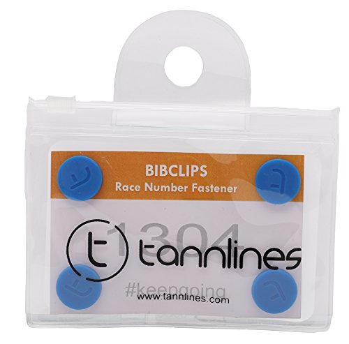 Image of BibClips (Blue)- Marathon Bib Holder (Set of 6 Clips) | Say No to Safety Pins | No Making Holes on Your Running Top | Non-Magnetic