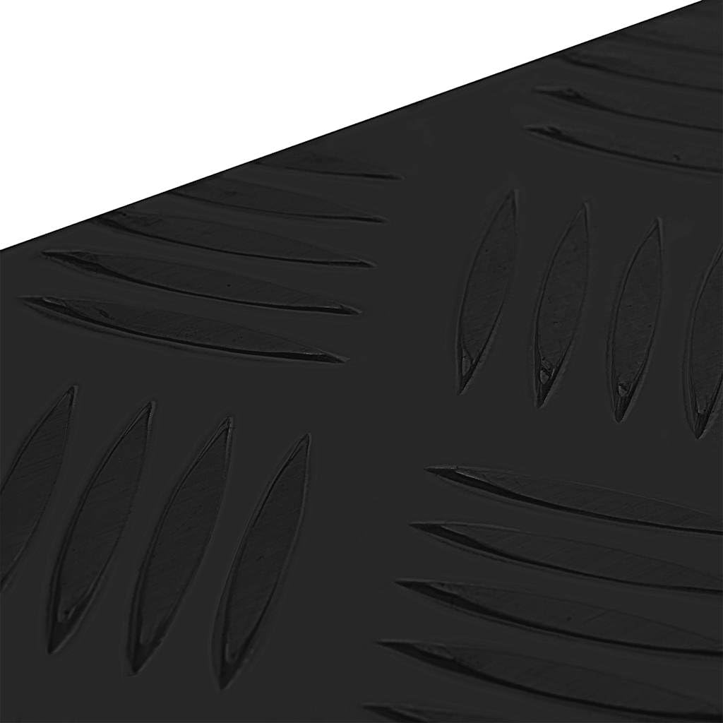 Genérico Caja de Aluminio Negra 80x30x35 cm,Bricolaje,Accesorios de Bricolaje,Organización y Almacenamiento de Herramientas,Cajas de herramientas-146442