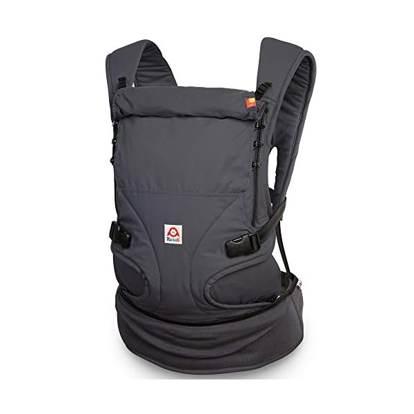 Ruckeli Basic Slim Babytrage | Fullbuckle | 50/56-98 cm | Bauchtrage & Rückentrage & Hüfttrage | ab Geburt bis…