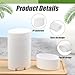 Guduling 4 Pcs Deodorant Tubes Empty,Deodorant Container,Twist-Up Refillable Plastic Empty Deodorants Containers,for DIY Deodorants, Aromatherapy, Balm, Etc