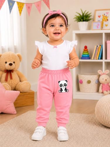 Image of superminis Unisex Cotton Pajama Pants for Boys & Girls Combo Pack | Kids & Baby Soft Sleepwear Pyjamas with Animal Cartoon Print | Toddler Breathable Nightwear Bottoms