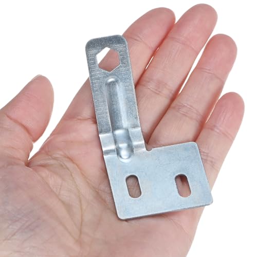 Kit de reparación de hardware para puertas plegables M METERXITY, 6 unidades, alineador superficial de acero inoxidable para puertas de clóset miniatura 6