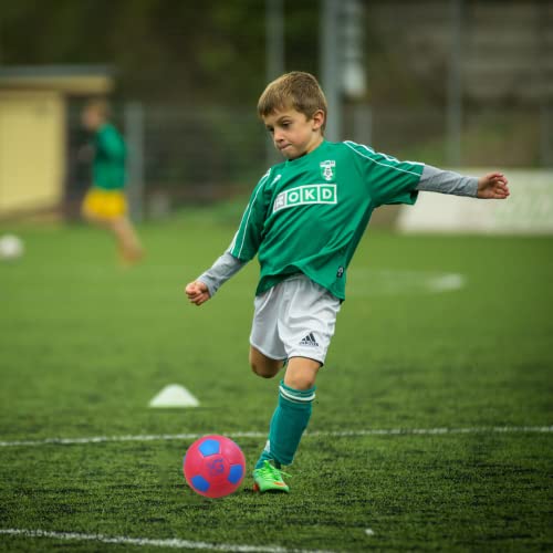 Macro Giant 6 Inch (Dia.) Pu Foam Soccer, Set Of 4, Basic Colors, Training, Practice, Playground Ball, Kid Sports Toys, Kickball, Toy Gift, Physical Education Exercise #TOP3