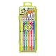 JOLLY 9460-0005 - Dreikantpinselset, 6-teilig, neon, Set mit 6 Neonlichtern