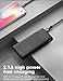ROMOSS 20000 Portable Charger, 3 Inputs & 2 Outputs Fast Charging Power Bank, Type-C Battery Pack with LED Display Compatible with iPhone 12 11 XS X 8 S21 iPad Pro and More