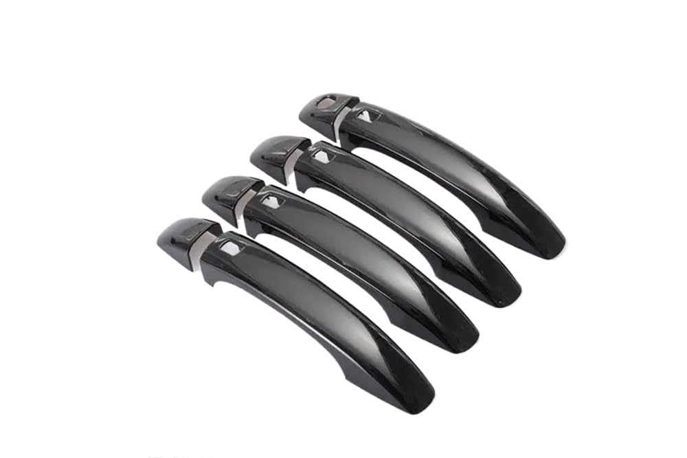 Mlhoghigd Black Handle Door Handle Car Door Handle Bowl Cover Sticker For For S4 For A5 2009-2015 Styling Accessories