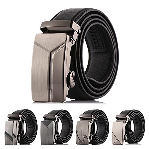 PU Belts Luxury Ratchet Waistband Strap Men Military Automatic Buckle(5)4