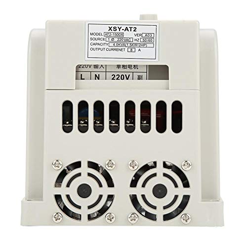 Cuifati AT2-1500X 220VAC Universal Variable Adjustable Frequency Drive High Performance VFD Speed Controller for Single-Phase 1.5kW AC Motor - Thumbnail 5
