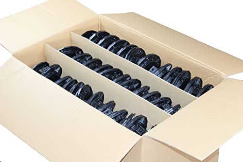 McCover LOT DE 250 PLOTS TERRASSE RÉGLABLES 18 À 30 MM, Noir