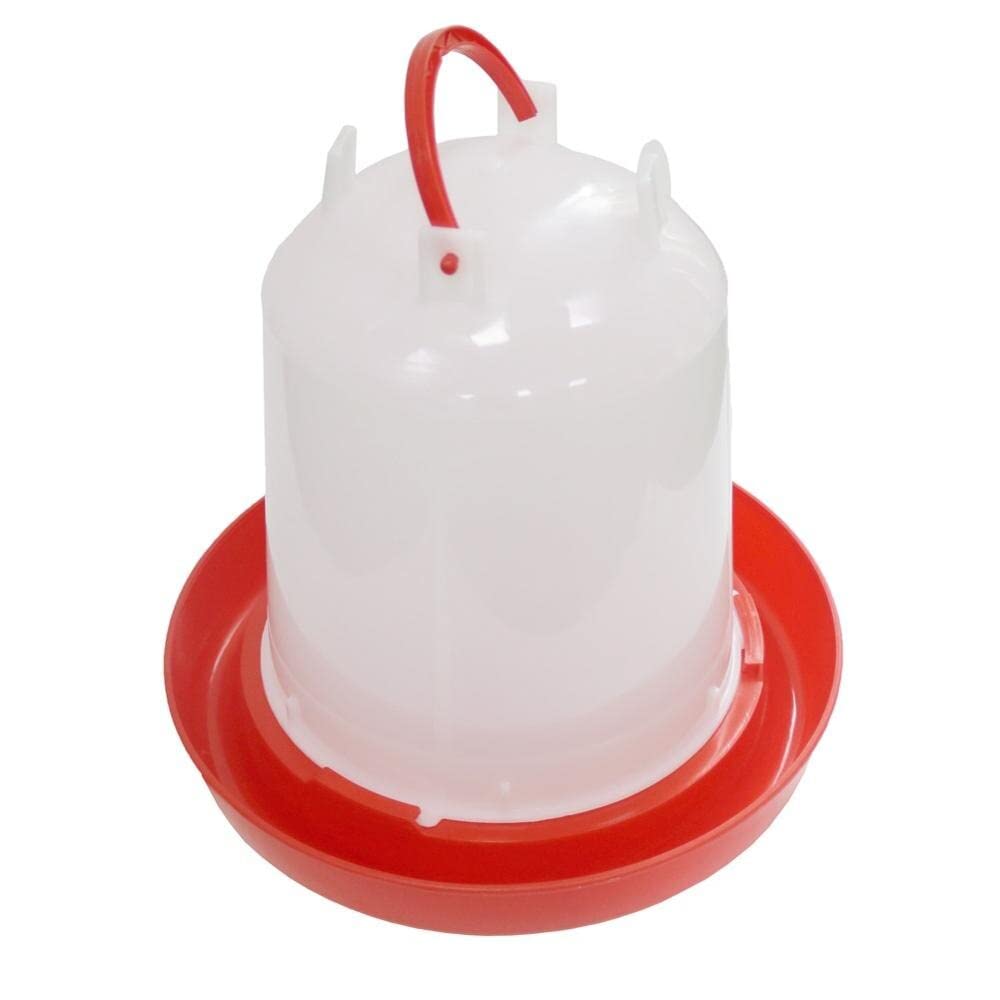Easy Media mangiatoia da 6 Kg + abbeveratoio da 6 L per pollame distributore automatico mangime acqua per polli pulcini