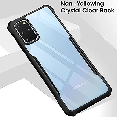 Image of WOW IMAGINE Shock Proof Clear Protective Back Case for Mi Redmi 15 5G - AirEDGE Technology | 360 Degree Camera Protection | Transparent Hybrid Back Case Mobile Cover - Black