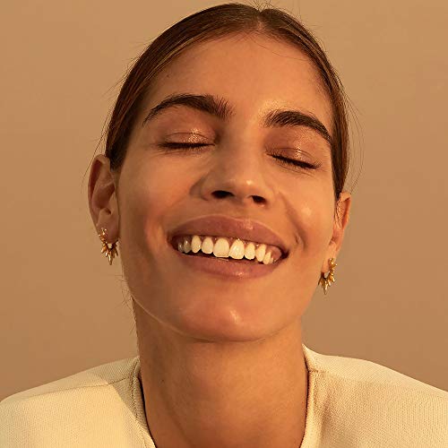 Gold Spike Huggie Hoop Earrings, 14k Gold Plated Dainty Turquoise CZ Cone Thorn Spike Ear Cuff for Gift3