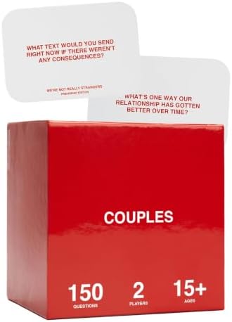 WE'RE NOT REALLY STRANGERS Couples Edition, Conversation Card Gam...
