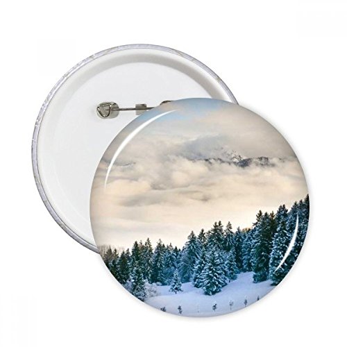 Badge sciences forestières DIYthinker pour customiser un vêtement triste paysage de neige