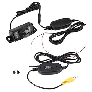 Auto Achteruitrijcamera 7 stks IR LED Nacht Versie Auto Reverse Backup Camera Draadloze RCA Video Zender Ontvanger