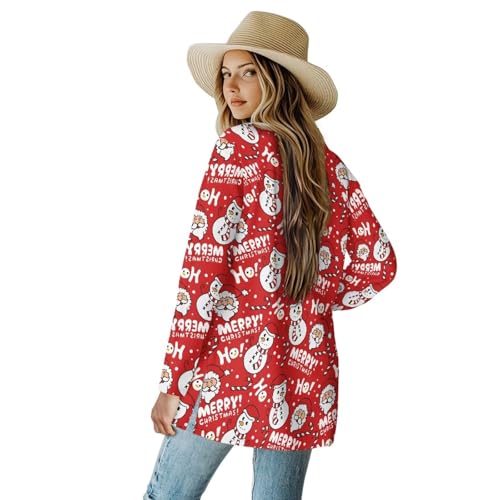 Image of Women's Lightweight Cardigans with Pockets Trendy Long Sleeve Open Front Cardigan Casual Tops Jackets Fall Oufits S-2XL