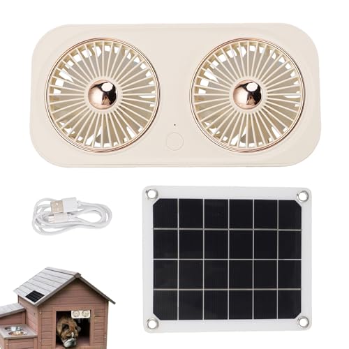 Ventilador para el hogar, ventilador de la ventilación del gallinero - Ventilador de escape del gallinero | Con batería de eficiencia energética Eficiencia Eficiencia Tiempo para el arbusto para el