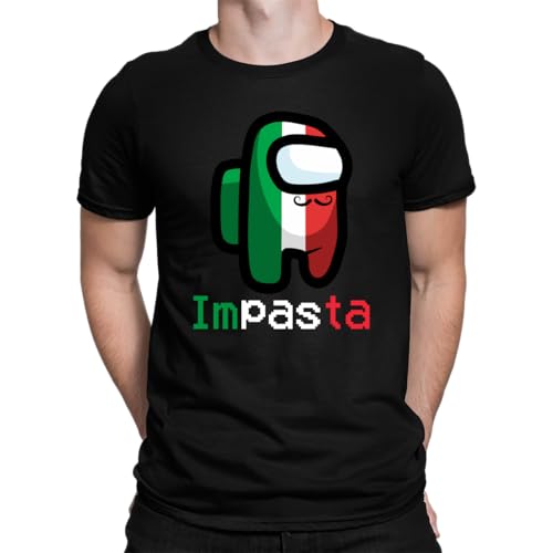 Among Us Gamer Impasta Men's T-Shirt, black, S