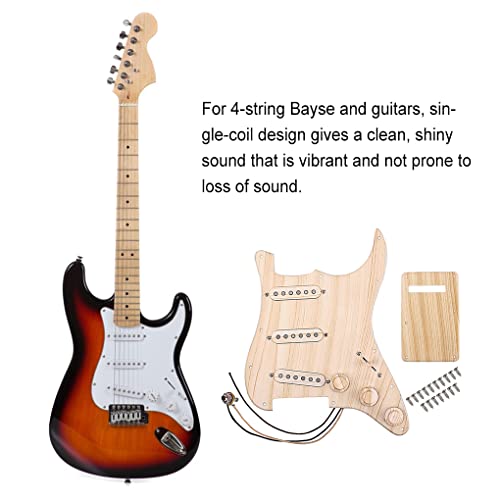 lerwliop Pièces d’instruments de musique de couverture arrière de garde de pickguard de guitare professionnelle - Les Beatles, Paul McCartney, John Lennon, RIngo Starr, George Harrison lerwliop Pièces d'instruments de musique de couverture arrière de garde de pickguard de guitare professionnelle – Image 7