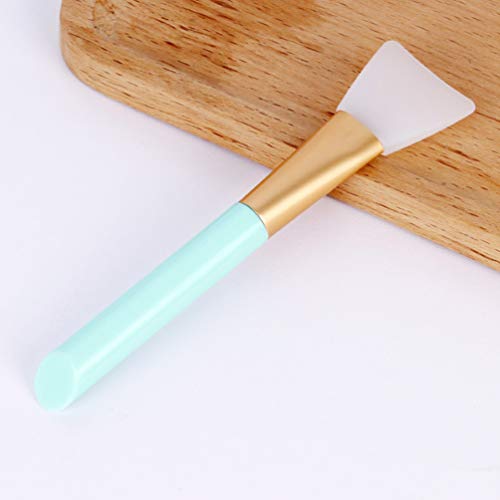 4 pincéis de silicone para maquiagem Healifty com alça para viagem para casa