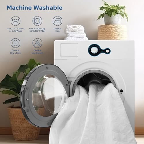 Image of BEDLORE 2 Pack Waterproof Mattress Protector,Cal King Size Pad Noiseless with Deep Pocket Fitted for 6 inch-18 inch,Soft Breathable Dirt Proof Bed Mattress Cover Washable for Home,Bedroom,Hotel(White)