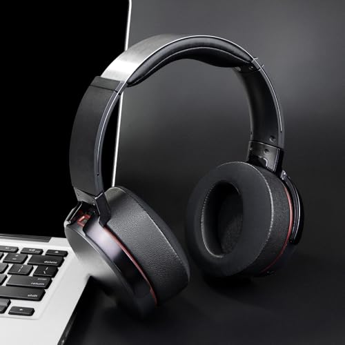 SOULWIT Cooling Earpads para Sony MDR-XB950 - Negro | para Sony MDR-XB950(XB950BT/XB950B1/XB950N1/XB950AP) Auriculares Over-Ear miniatura 3