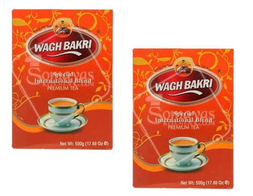 Wagh Bakri Tea 500g (Pack of 2) | Strong & Aromatic Indian Loose Leaf Tea | Rich Flavor & Refreshing Taste
