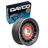 Dayco Grooved Pulley Drive Belt Idler Pulley compatible with Ford Fusion 2.5L 3.0L L4 V6 2006-2012