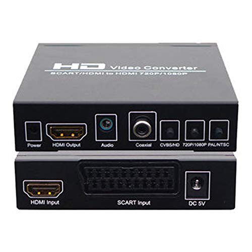 Convertisseur Péritel et HDMI vers HDMI