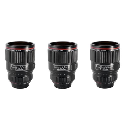 Thumbs Up Camera Lens Shot Glasses, Set of 3
