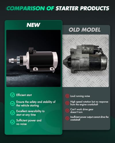 Image of SCITOO Starters New Fit for Evinrude E40E E40EL E40TE E40TEL E40TL E40TTL E48ESL E50BE E50BEL E50TEL E50TL for Johnson 40E 40EL 40R 40TE 40TEL 40TL 50TEL 1989 1990 1991 1992 1993 1994 5713 SAB0078