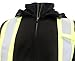 BOCOMAL FR Hoodies High Visibility 14oz Fleece Heavyweight Hi-vis Jackets Flame Resistant Reflective Hooded Sweatshirts