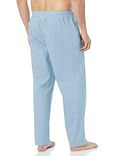 Image of Amazon Essentials Men's Cotton Poplin Straight-Fit Pajama Pants with Pockets, Elastic Waist, Drawstring
