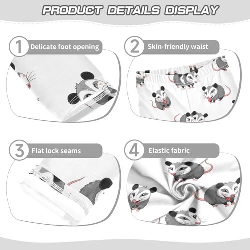 Casual Leggings for Girls Kids,Toddler's Stretch Yoga Pants,Fashion Tights Trousers for Dance Running Sport 4-10T3