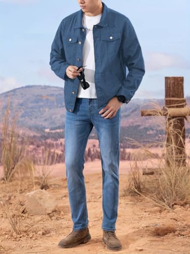 Image of TOPLOT Men's Jacket | Stylish Outerwear Design | Premium Quality | Regular Fit Structure | Comfortable Wear | Trendy Look Styling | Functional Layering | Perfect for Casual & Outdoor Wear (5266)