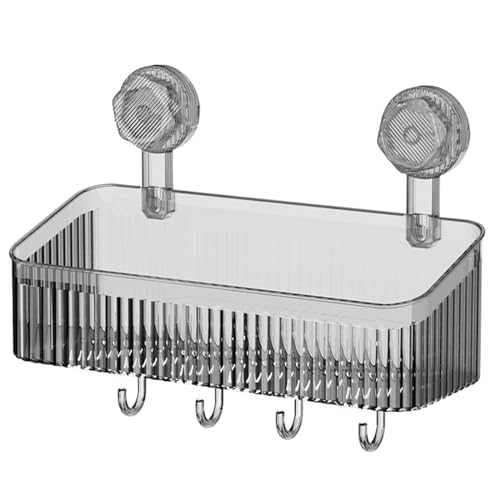 Étagère murale douche sans perçage pour organiser le maquillage de routine - 2