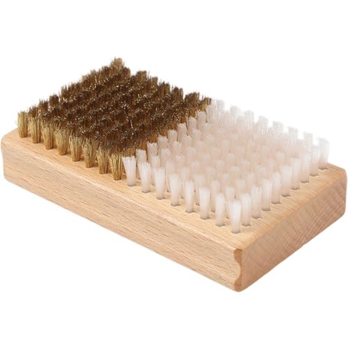 Zghhc Cepillo para Encerar Esquís Y Snowboard Cepillo para Snowboard Herramientas para Encerar Esquís Y Snowboard Cepillos para Base De Esquí Cepillo Mitad De Nailon Y Mitad De Latón Accesorios para