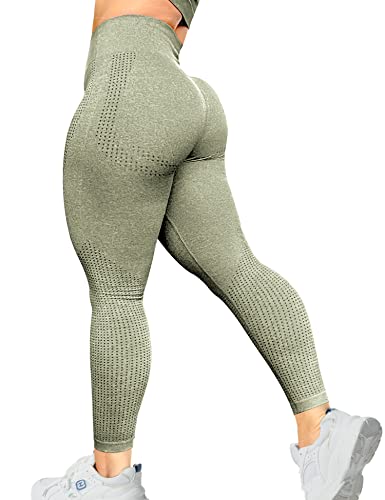 Seamless Workout Leggings for Women Tummy Control Women's High Waisted Butt Lifting Leggings Gym Yoga Pants