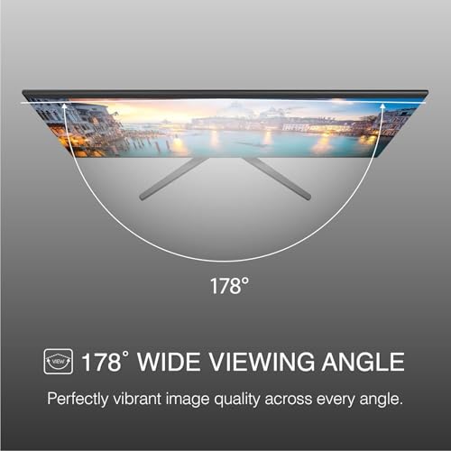 Image of Packard Bell airFrame 24 inch FHD Monitors + Wireless Keyboard & Mouse, VESA Mount Compatible, HDMI /VGA, Tilt, Slim Bezel, for Home, Office, Light Gaming - 2 Pack